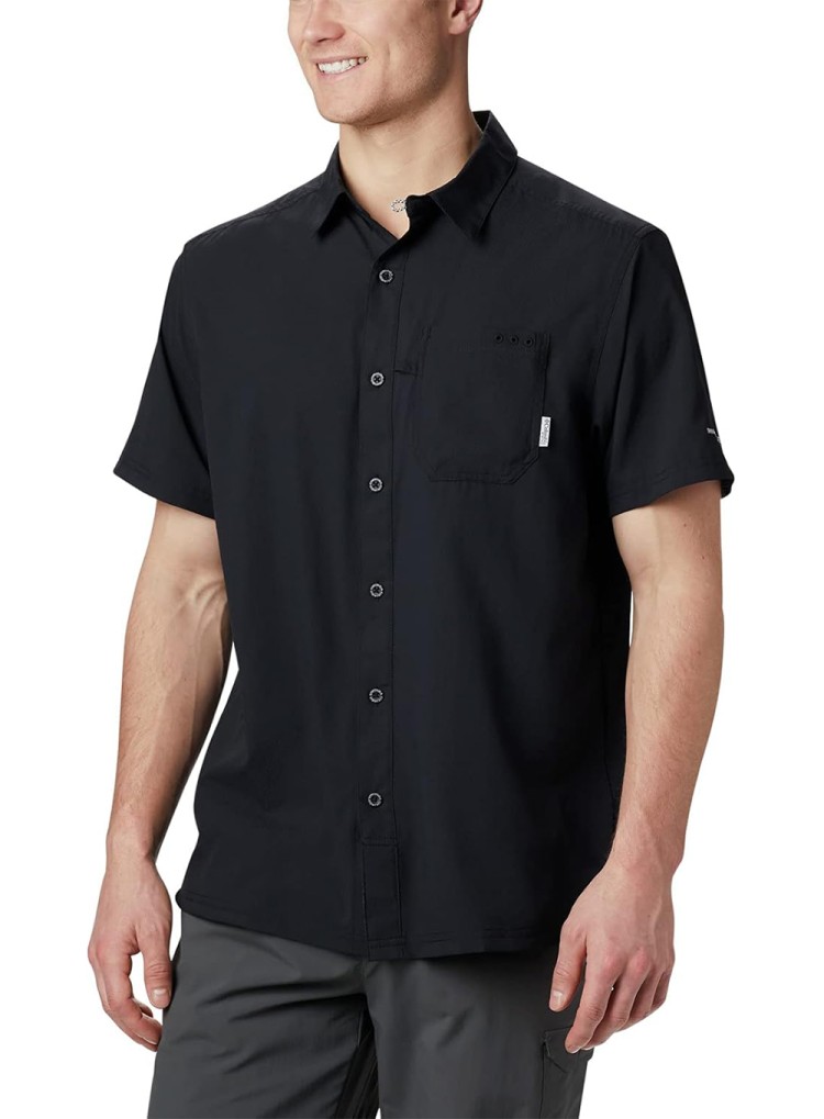 Рубашка мужская Columbia SLACK TIDE™ CAMP SHIRT черная 1577051-010 изображение 3