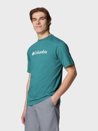 Футболка мужская Columbia CSC Basic Logo™ Short Sleeve бирюзовая 1680051-364 изображение 2