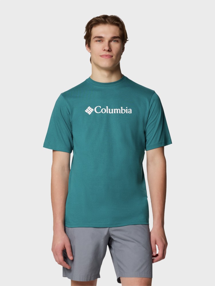 Футболка мужская Columbia CSC Basic Logo™ Short Sleeve бирюзовая 1680051-364 изображение 3