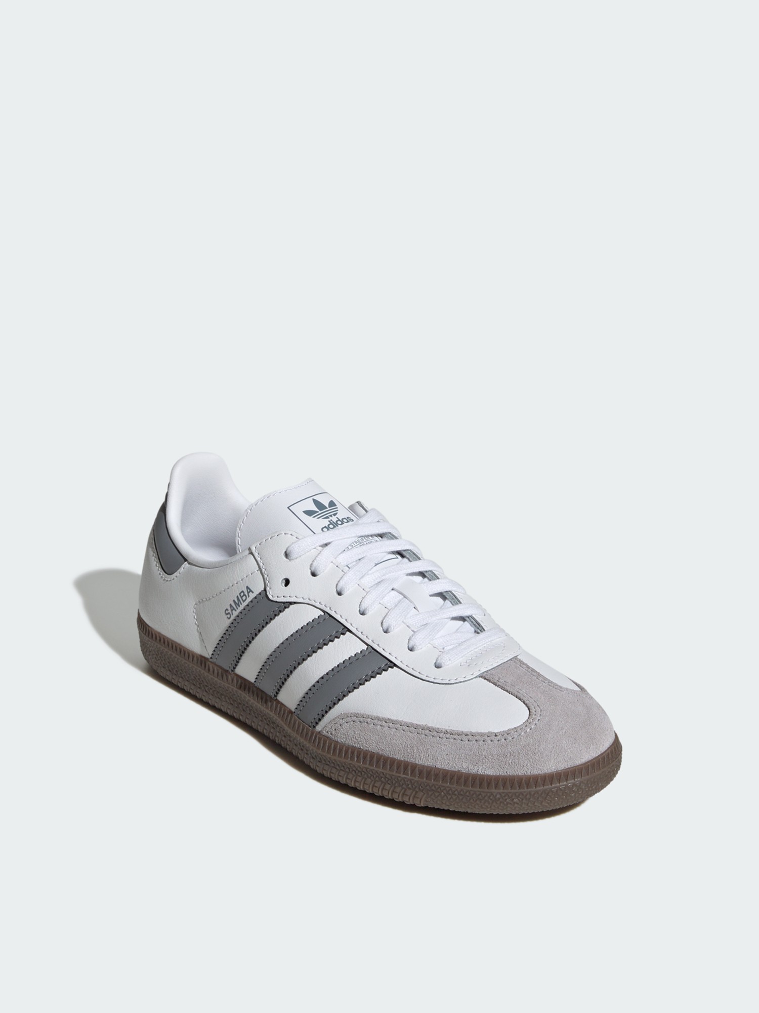 Кроссовки женские Adidas SAMBA OG J белые JQ2844 изображение 4