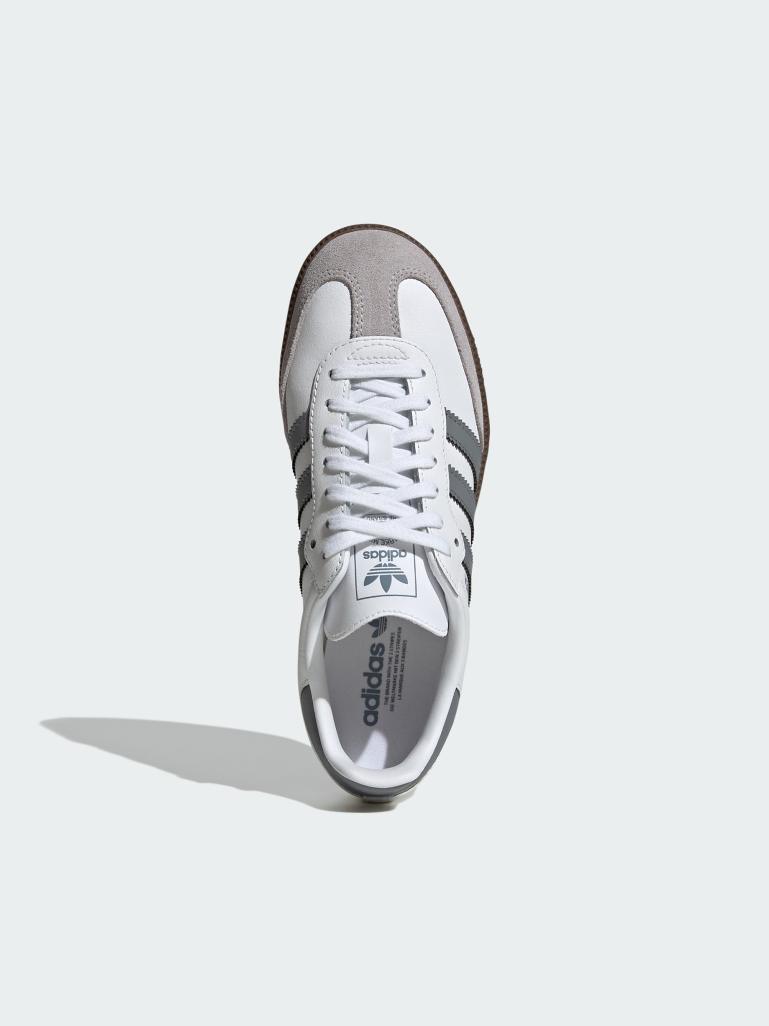 Кроссовки женские Adidas SAMBA OG J белые JQ2844 изображение 9