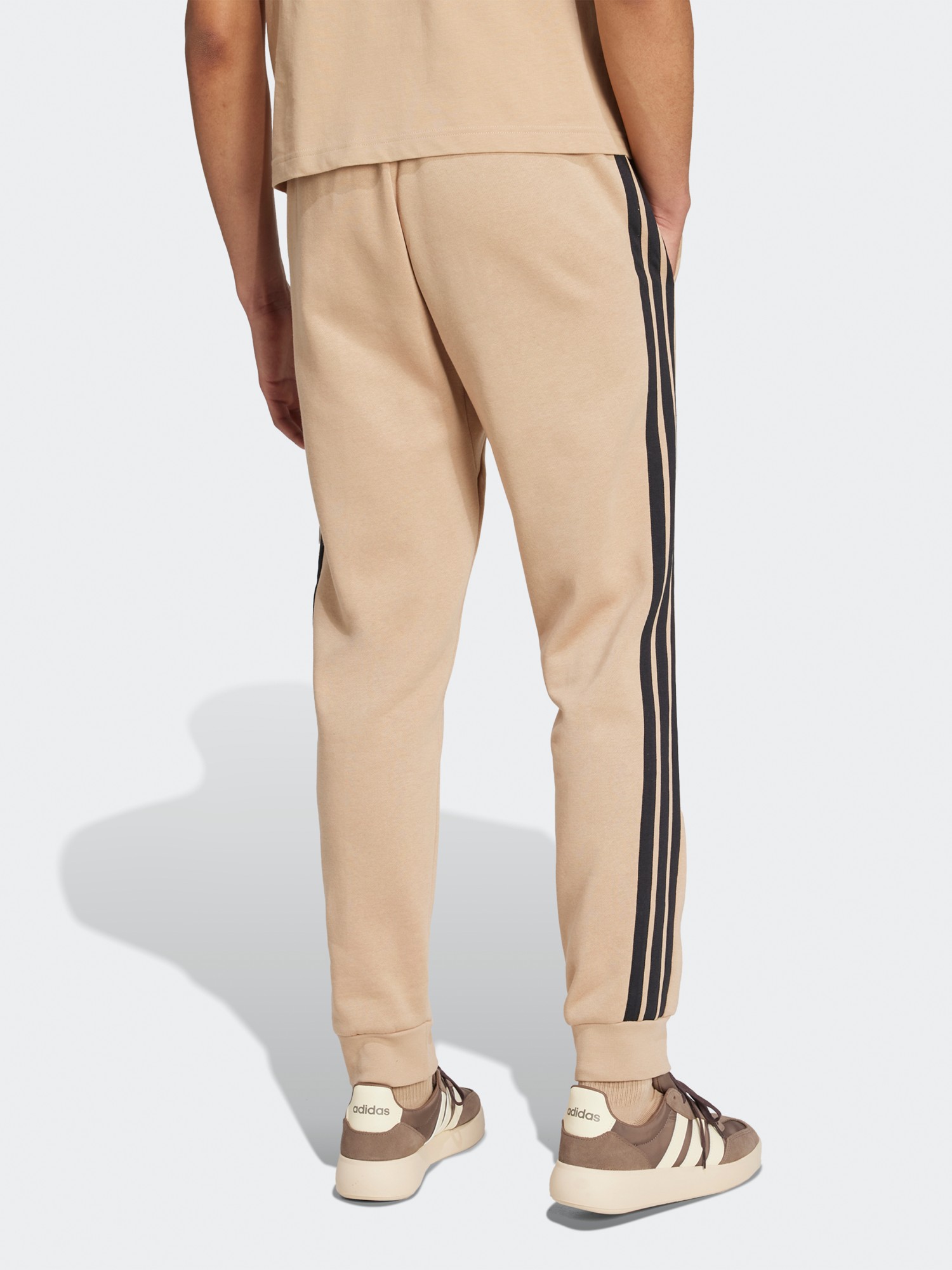 Брюки мужские Adidas M 3S FL TC PT бежевые JX0712 изображение 3