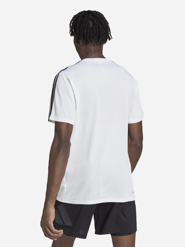 Футболка мужская Adidas TR-ES BASE 3S T белая IB8151 изображение 3