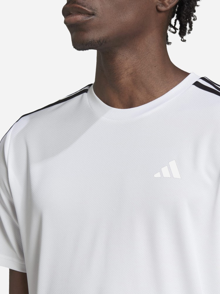 Футболка мужская Adidas TR-ES BASE 3S T белая IB8151 изображение 4