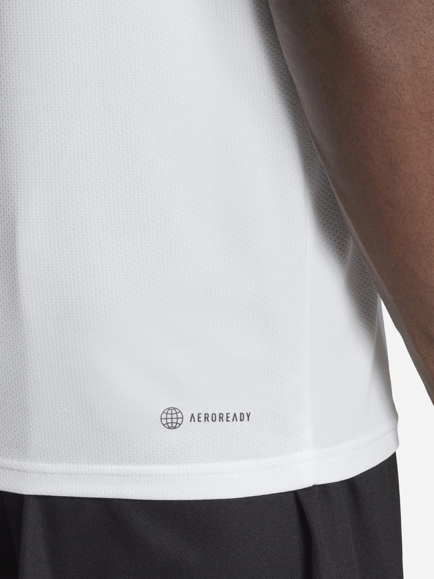 Футболка мужская Adidas TR-ES BASE 3S T белая IB8151 изображение 5