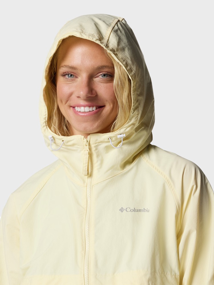 Ветровка женская Columbia Spire Valley™ Windbreaker желтая 2116511-758 изображение 7