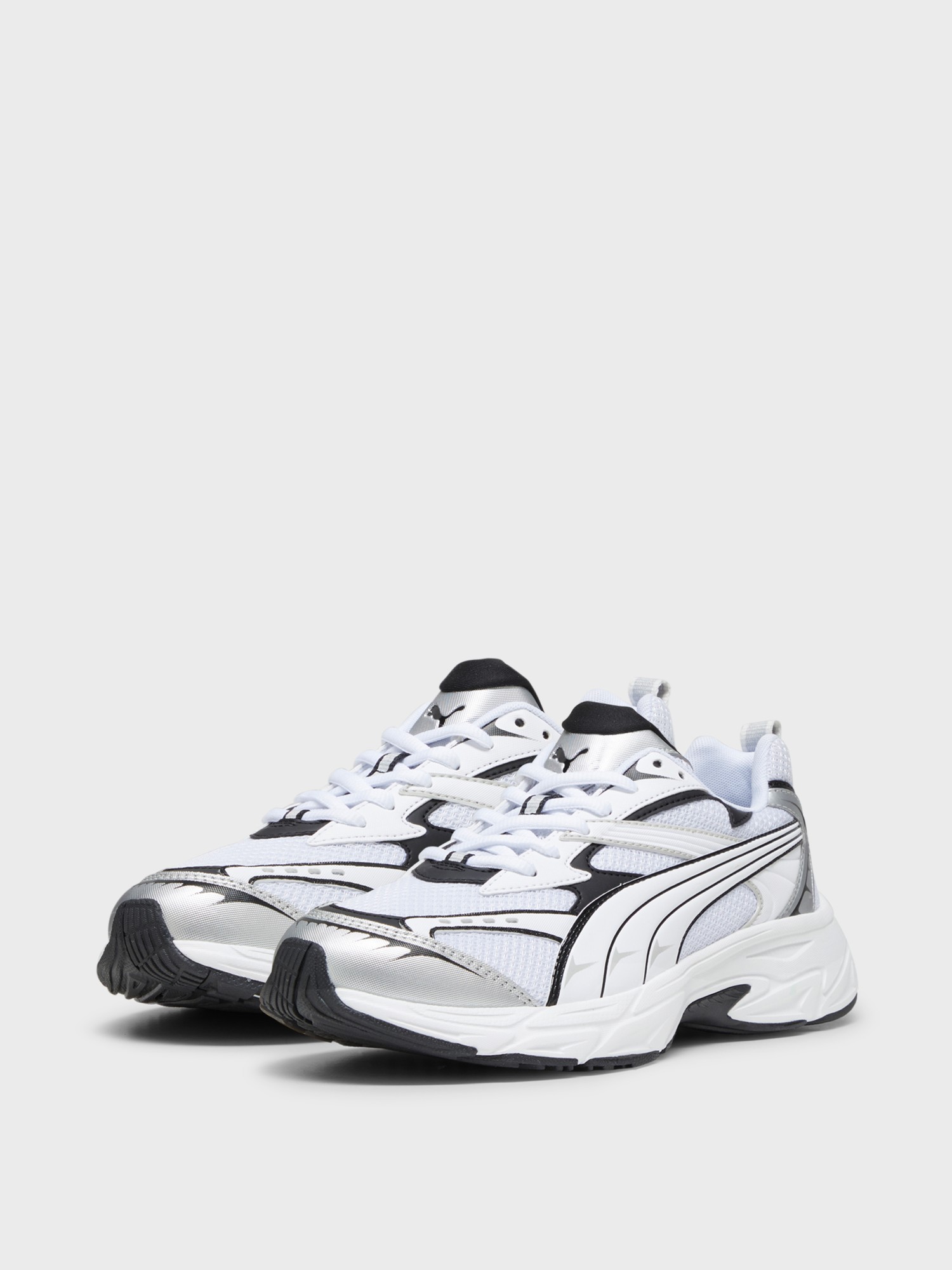 Кроссовки мужские Puma Morphic Base белые 39298202 изображение 4