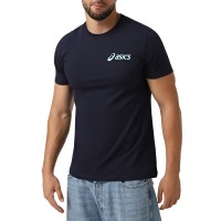 Футболка мужская Asics ASICS CHEST LOGO SS TEE темно-синяя 2031E659-404 изображение 1