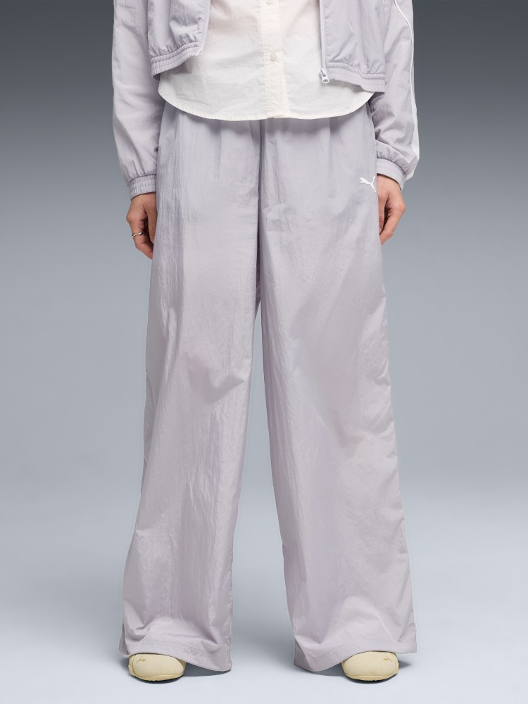 Брюки женские Puma SPORT Relaxed Woven Pants op сиреневые 69186582 изображение 2
