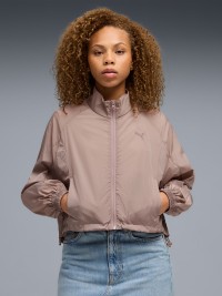 Ветровка женская Puma HER Relaxed Full-Zip Woven Jacket мокко 69188788 изображение 2