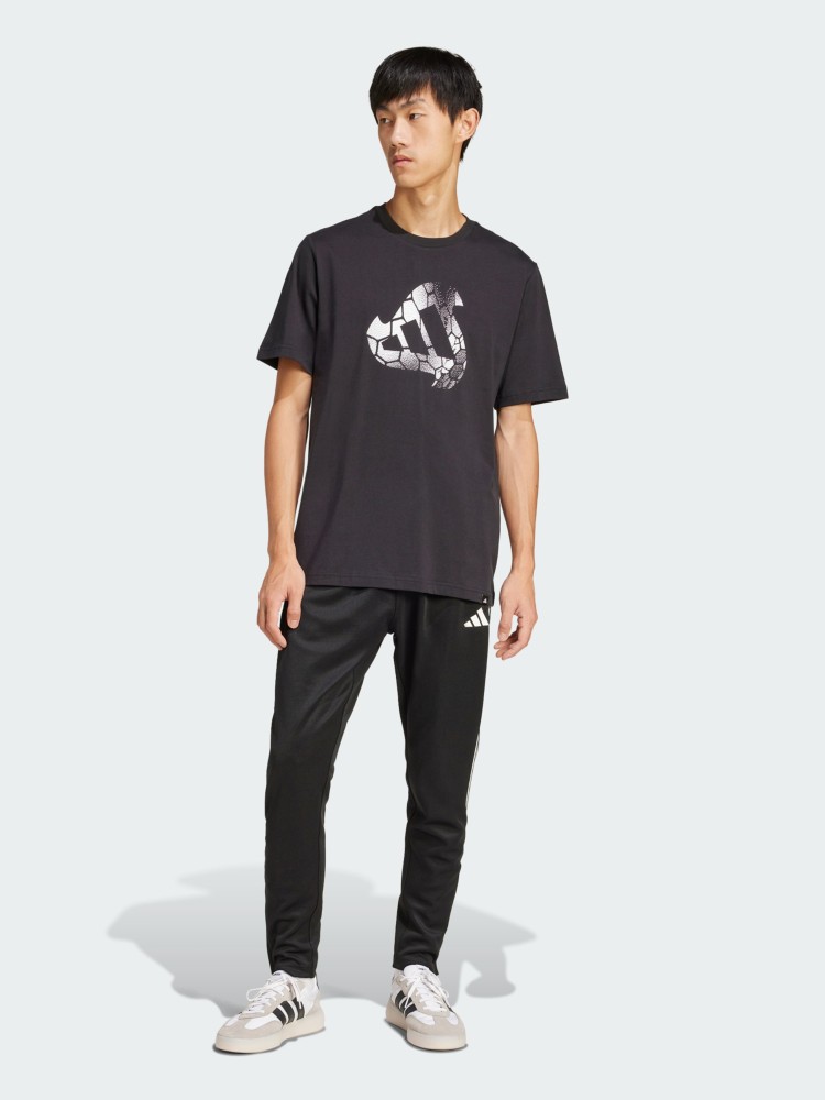 Футболка мужская Adidas M C HOT Q1 TEE черная JI6787 изображение 7