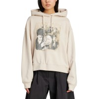Толстовка женская Adidas BUFFY HOODIE бежевая JX1274 изображение 1
