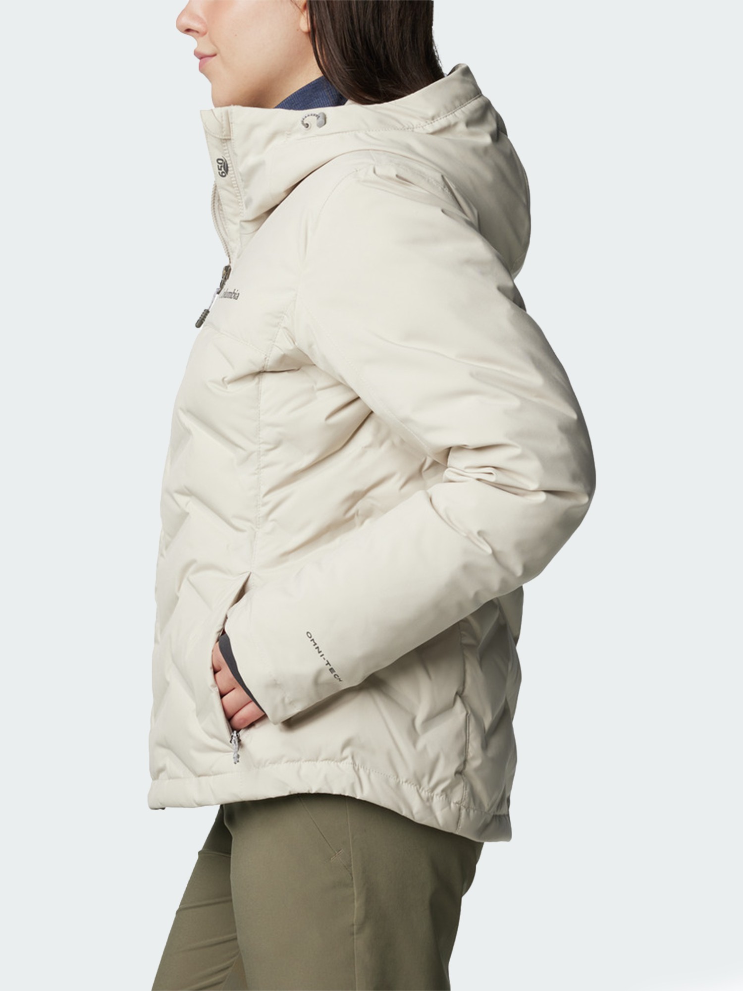 Куртка женская Columbia Grand Trek™ III Down Jacket бежевая 2087951-278 изображение 4