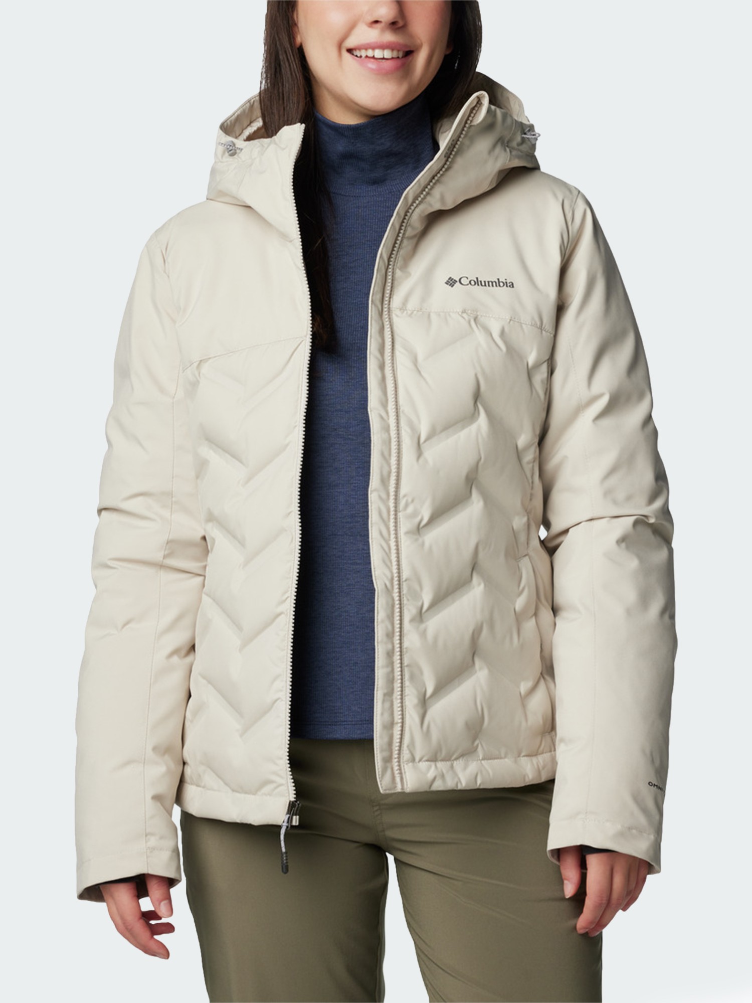 Куртка женская Columbia Grand Trek™ III Down Jacket бежевая 2087951-278 изображение 6