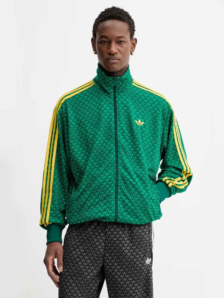 Толстовка мужская Adidas FIREBIRD TT зеленая KD0382 изображение 2