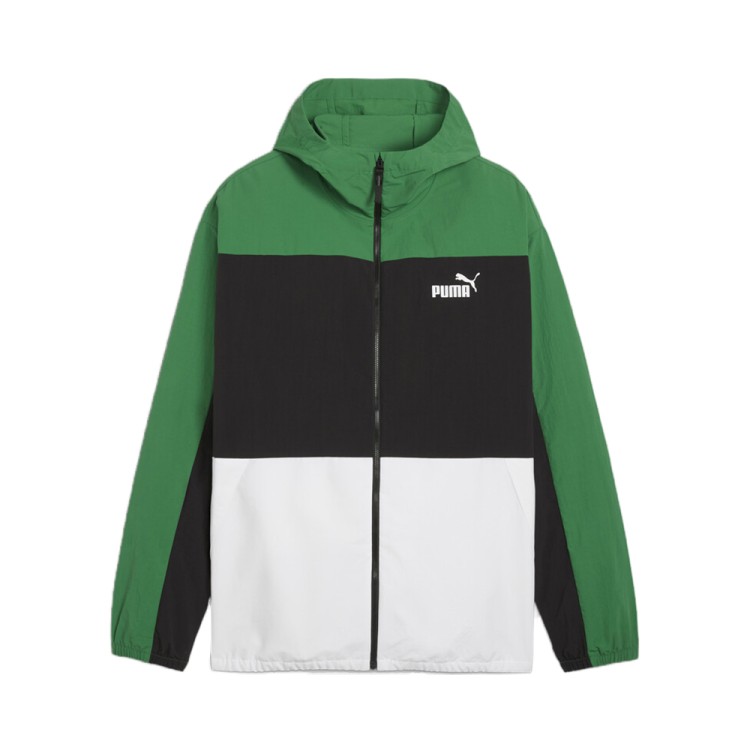 Ветровка мужская Puma Hooded Windbreaker зеленая 67538786 изображение 1
