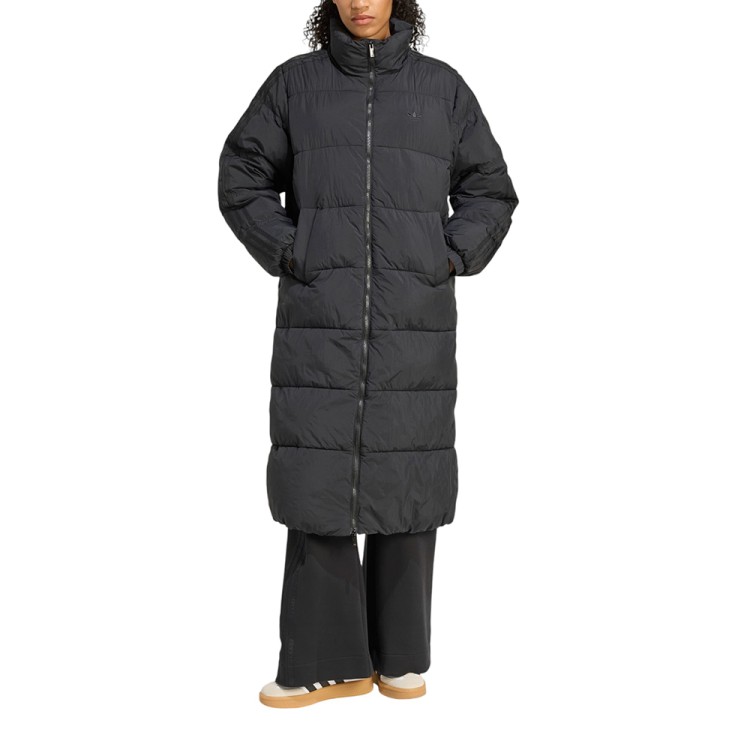 Куртка женская Adidas LONG PUFFER черная JX2957 изображение 1
