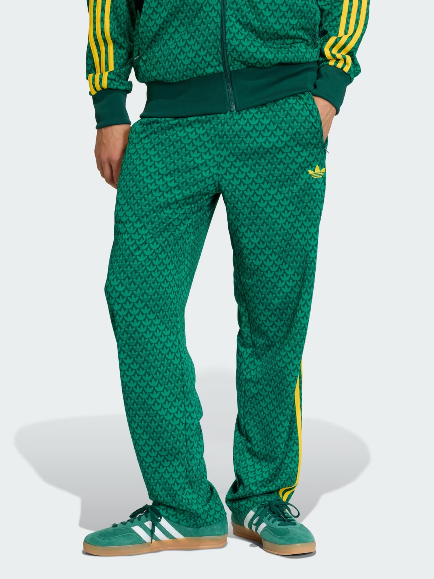 Брюки мужские Adidas FIREBIRD TP зеленые KD0396 изображение 2