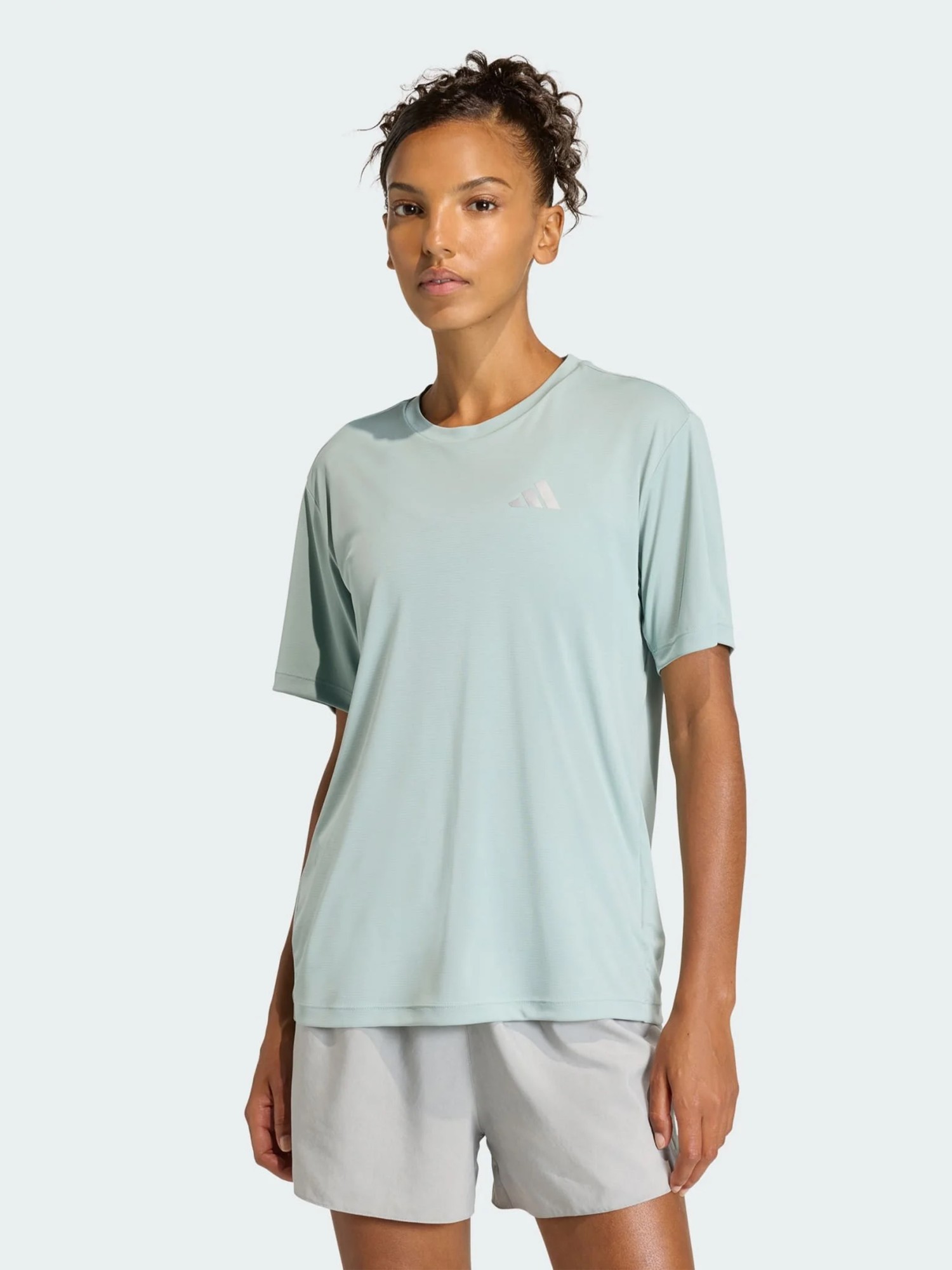 Футболка женская Adidas Run Ess Tee W мятная KD0625 изображение 2