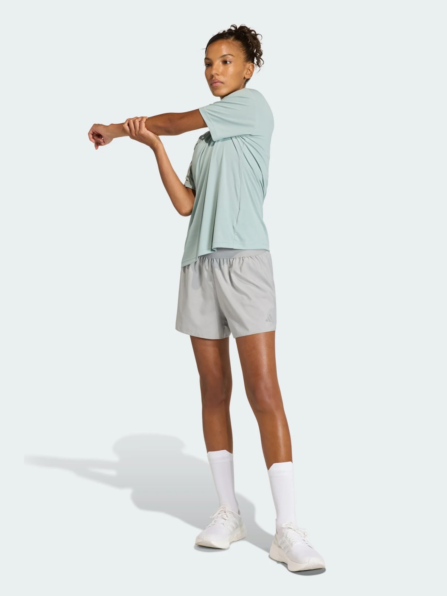 Футболка женская Adidas Run Ess Tee W мятная KD0625 изображение 6