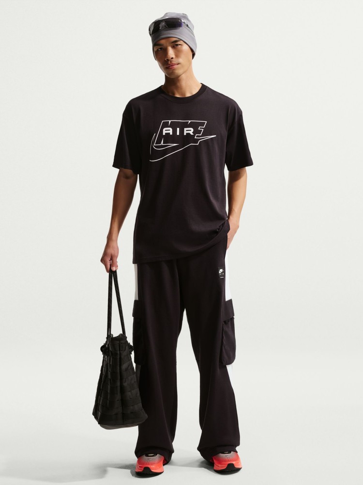 Футболка мужская Nike U NSW TEE LSE NIKE AIR черная IH1359-010 изображение 2