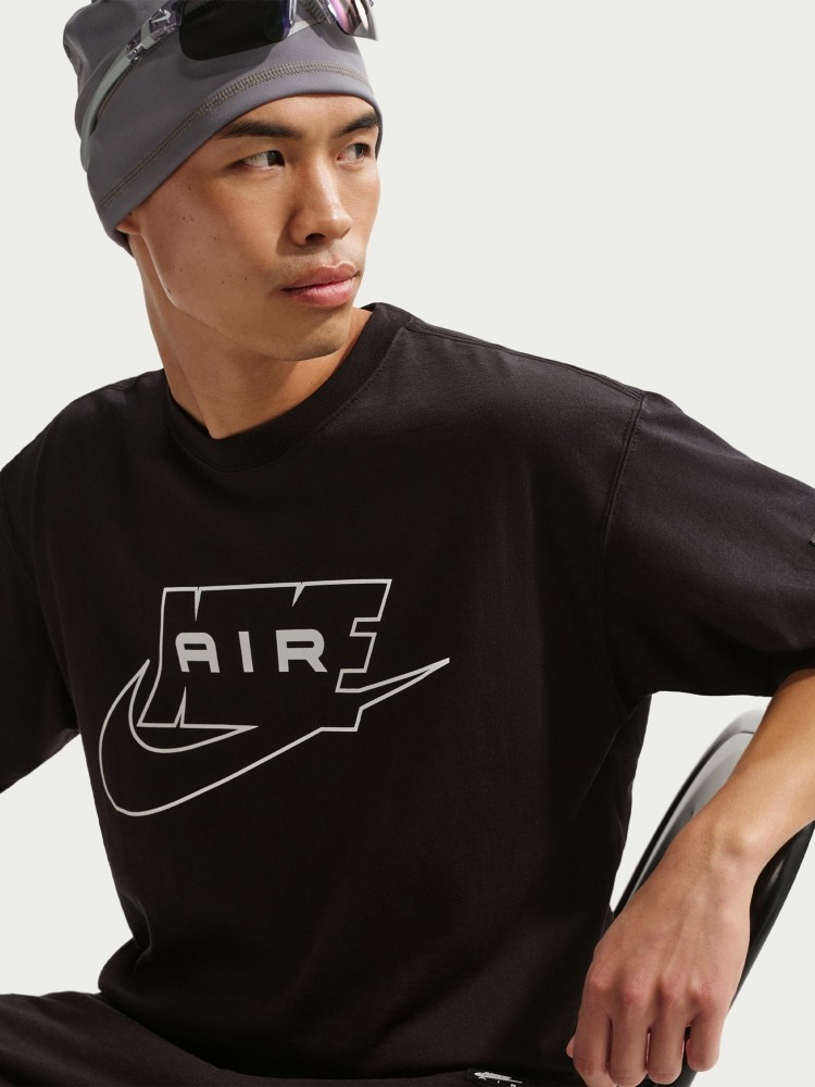 Футболка мужская Nike U NSW TEE LSE NIKE AIR черная IH1359-010 изображение 5