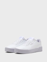 Кроссовки детские Puma Carina 3.0 Cutie Jr белые 40091604 изображение 3