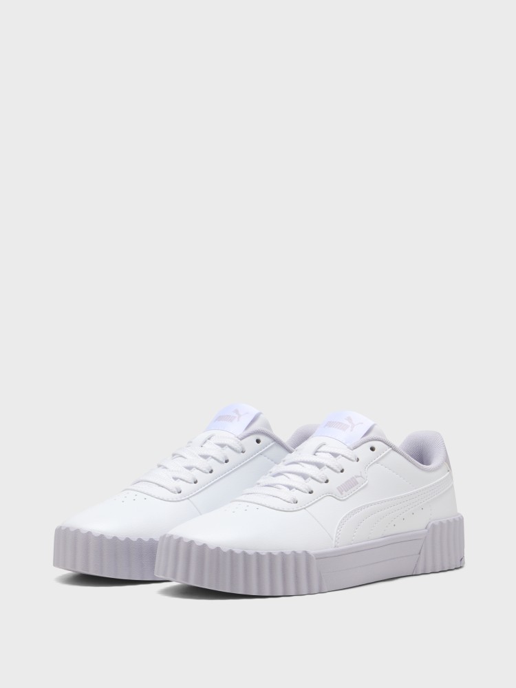 Кроссовки детские Puma Carina 3.0 Cutie Jr белые 40091604 изображение 3