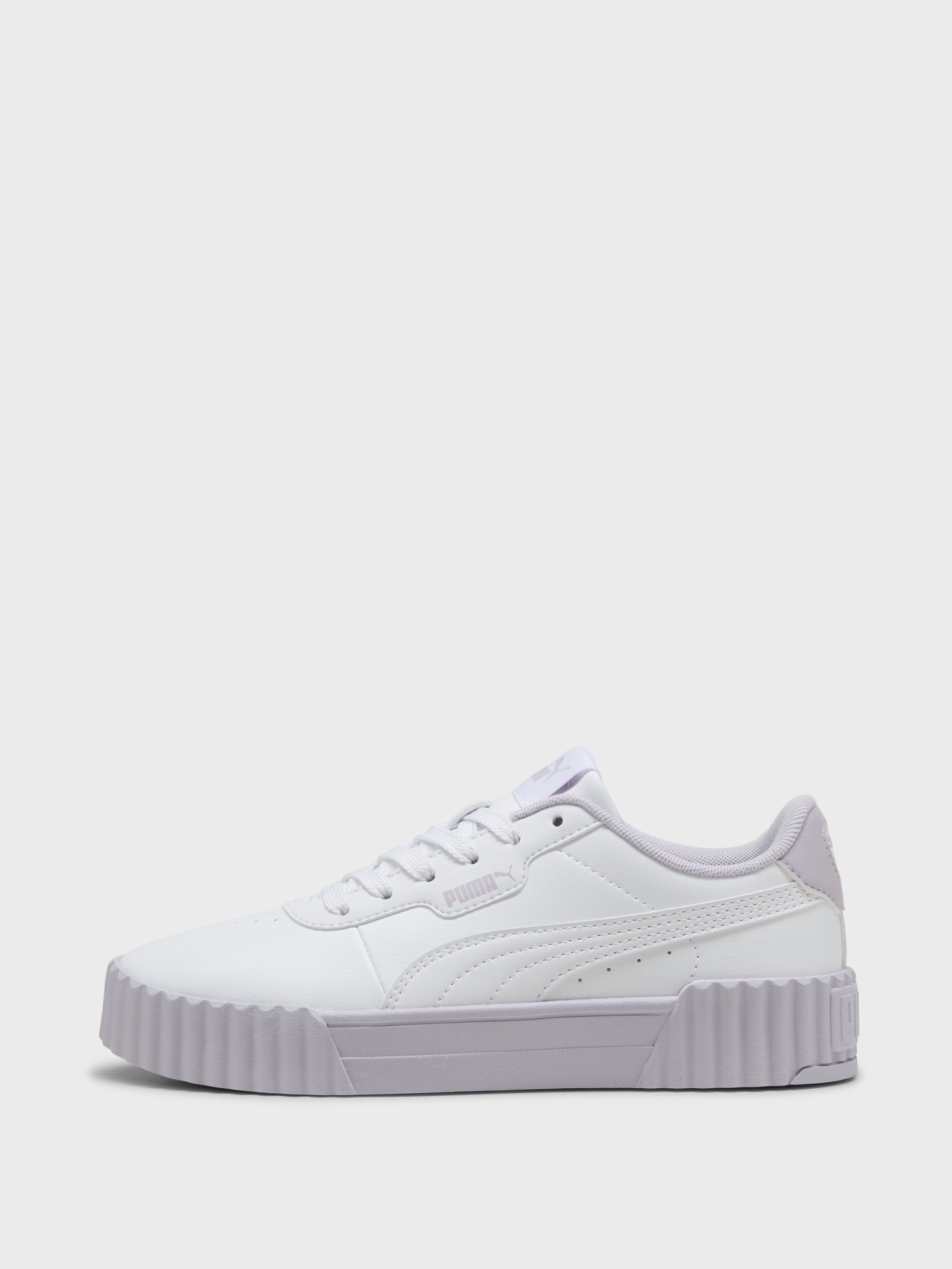 Кроссовки детские Puma Carina 3.0 Cutie Jr белые 40091604 изображение 4