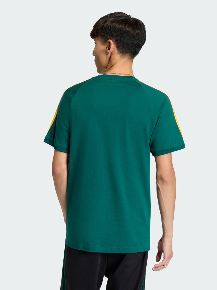 Футболка мужская Adidas MONOGRAM 3S T зеленая KD1359 изображение 3