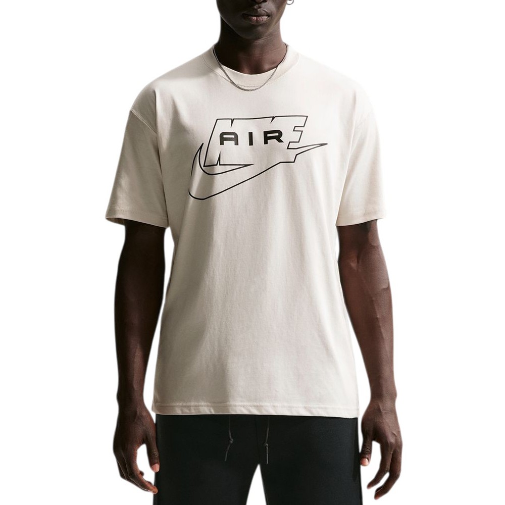Футболка мужская Nike U NSW TEE LSE NIKE AIR бежевая IH1359-072