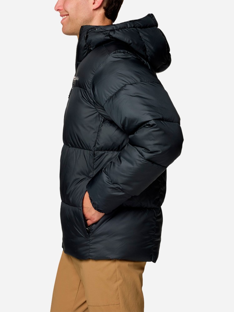 Куртка мужская Columbia Puffect™ II Hooded Jacket черная 2086851-010 изображение 4