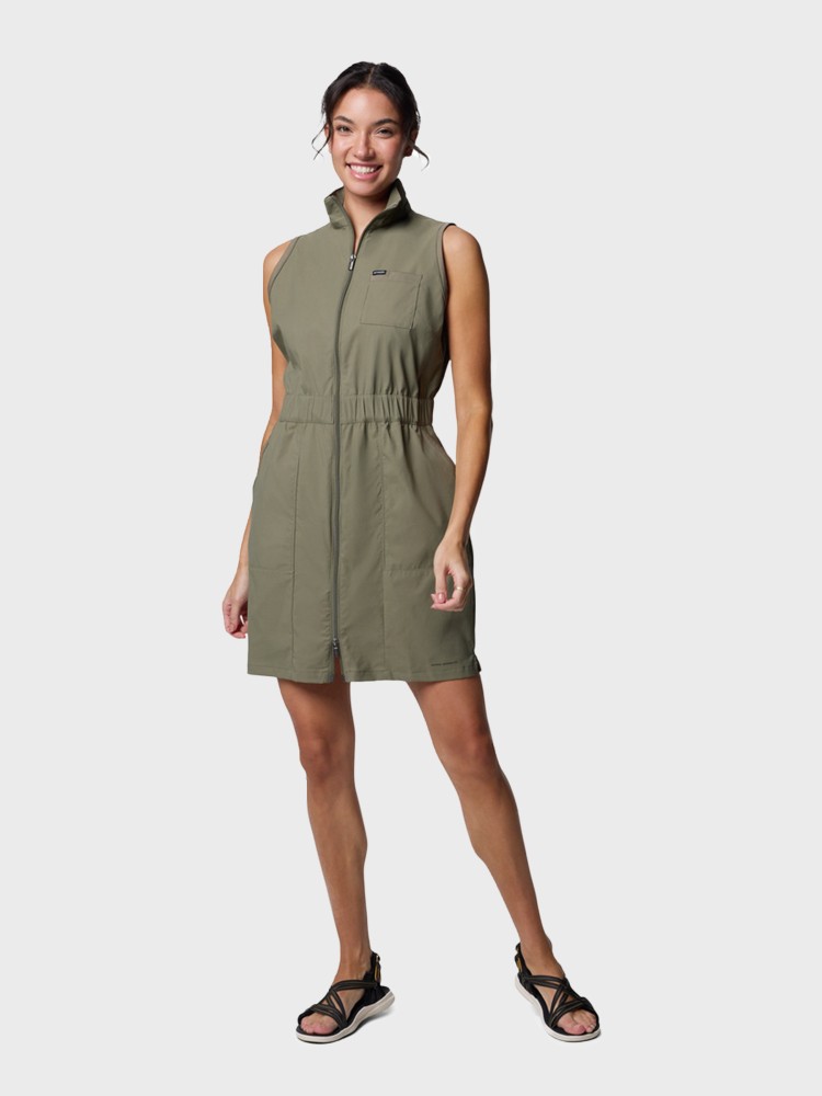 Платье женское Columbia Leslie Falls™ Dress II хаки 2119321-397 изображение 2