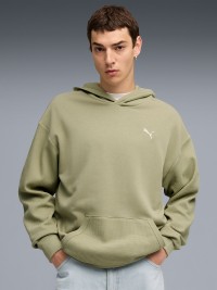 Толстовка мужская Puma CLASS Relaxed Pinnacle Hoodie TR оливковая 63301682 изображение 2