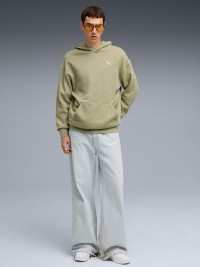 Толстовка мужская Puma CLASS Relaxed Pinnacle Hoodie TR оливковая 63301682 изображение 4
