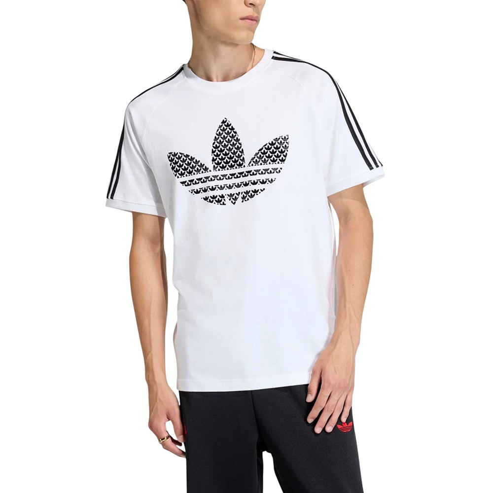 Футболка мужская Adidas MONOGRAM 3S T белая KD1360