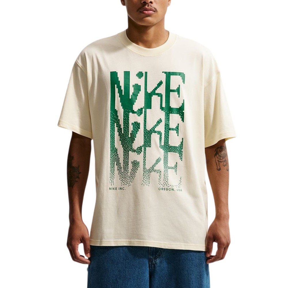 Футболка мужская Nike U NSW TEE LSE NIKE бежевая IH1361-113