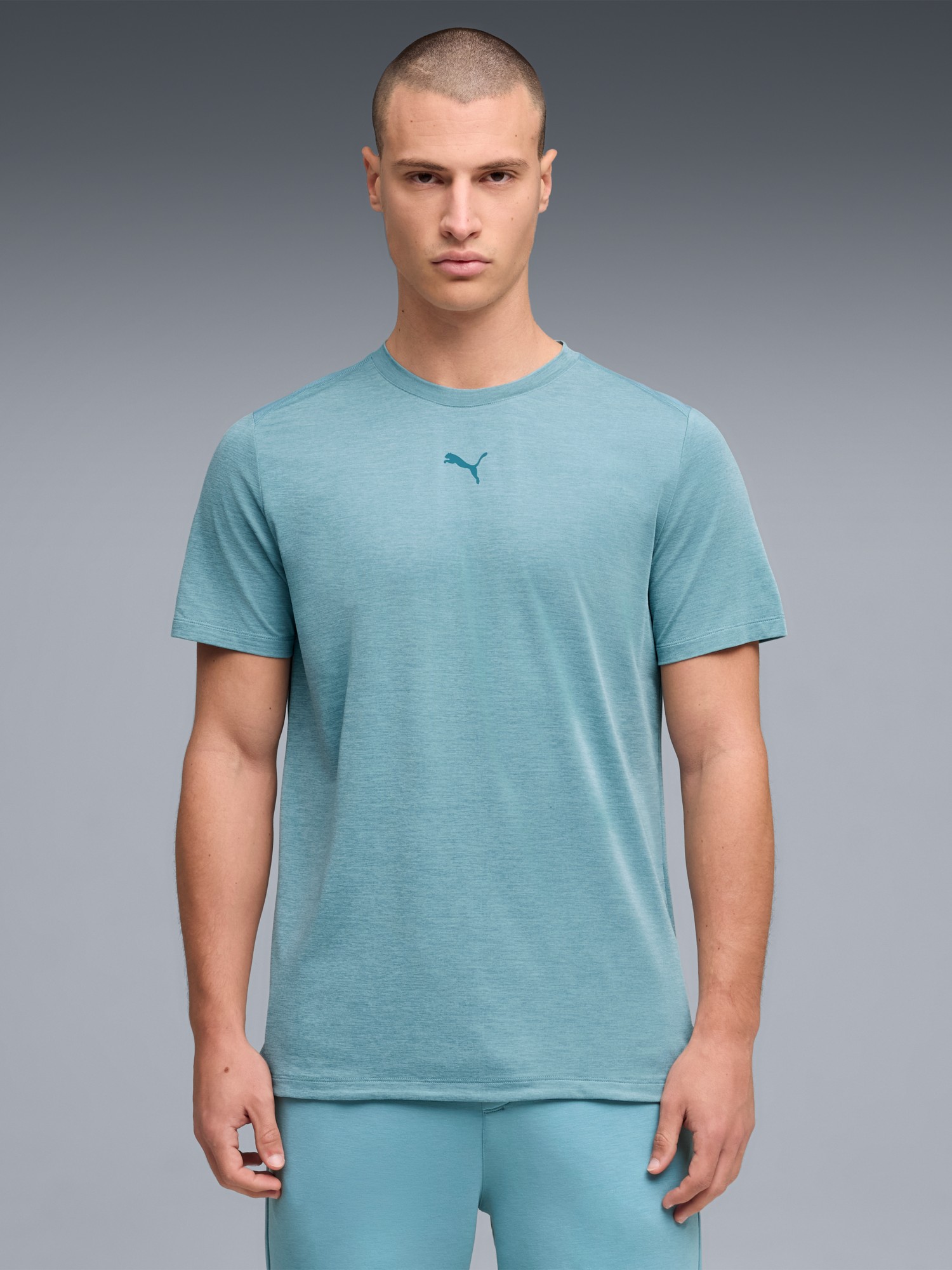 Футболка мужская Puma M CLOUDSPUN TEE бирюзовая 52759346 изображение 2
