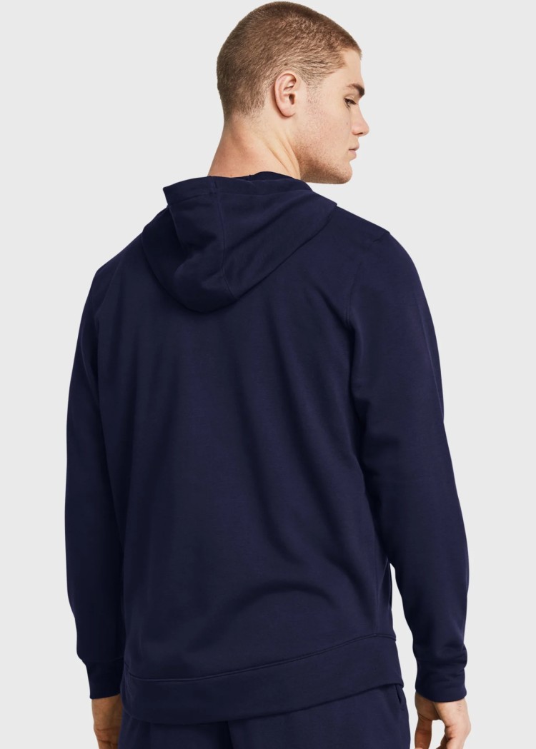Толстовка мужская Under Armour UA Rival Terry LC FZ синяя 1370409-410 изображение 3