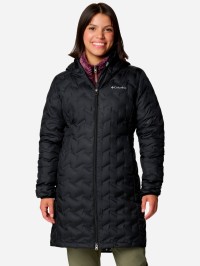 Куртка женская Columbia Delta Ridge™ II Long Down Jacket черная 2088211-010 изображение 3