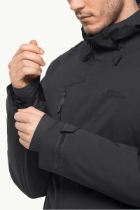 Куртка мужская Jack Wolfskin TROPOSPHERE INS JKT M черная 1115321-6000 изображение 6