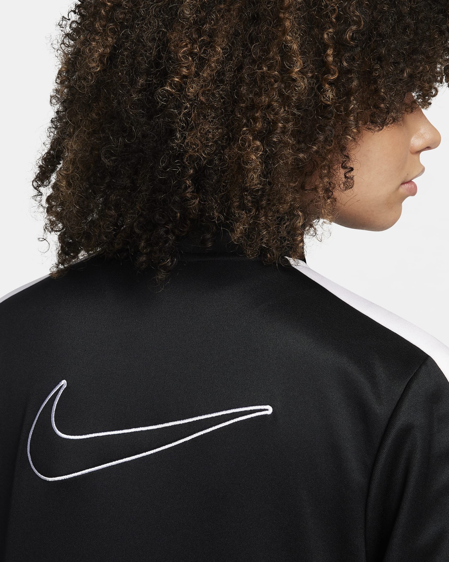 Толстовка женская Nike W NSW PK JKT SW черная FZ7280-010 изображение 6
