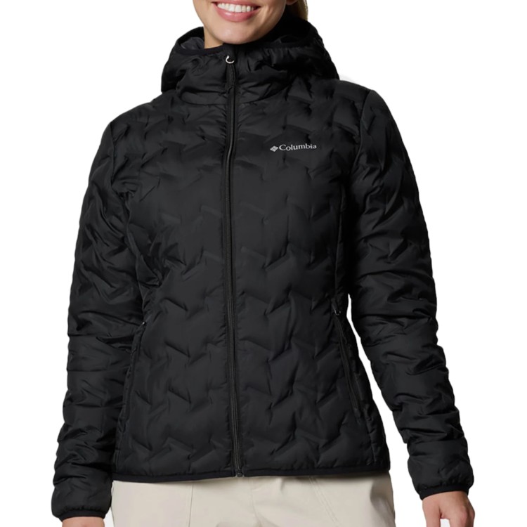 Куртка женская Columbia Delta Ridge™ II Down Hooded Jacket черная 2088251-010 изображение 1