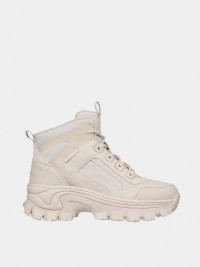 Ботинки женские Skechers Hi-Ryze - I Want Tread бежевые 177242 OFWT изображение 2