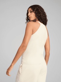 Майка женская Puma PUMA CLASS Slim Short Tank бежевая 68504087 изображение 3