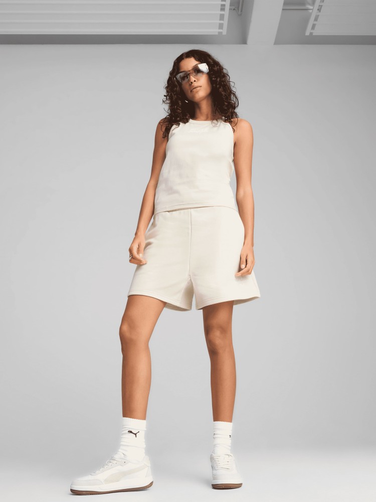 Майка женская Puma PUMA CLASS Slim Short Tank бежевая 68504087 изображение 4