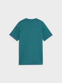 Футболка детская Puma GRAPHIC Cat Tee B зеленая 69211641 изображение 3
