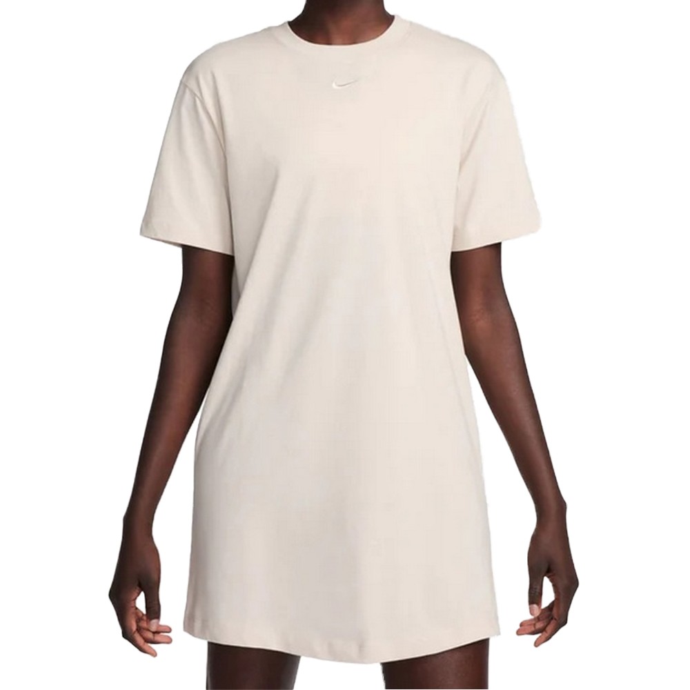 Платье женское Nike W NSW ESSNTL SS DRESS TSHRT бежевое DV7882-104