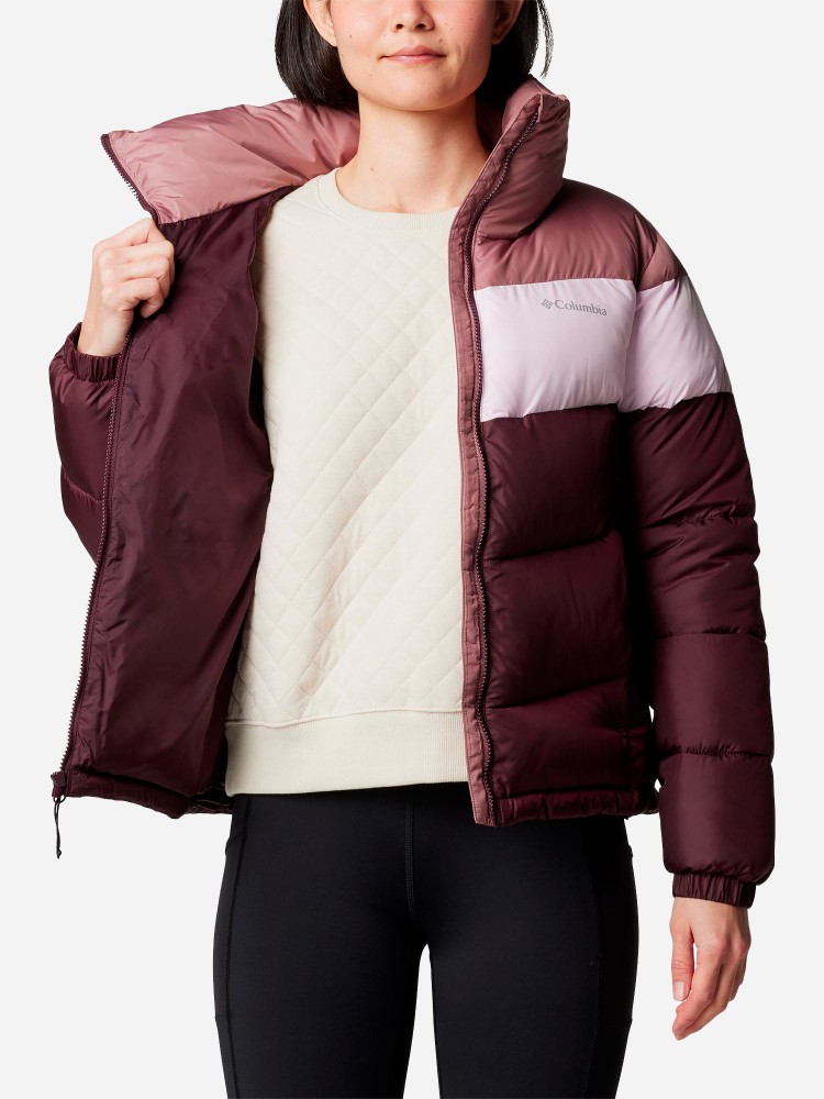 Куртка женская Columbia Puffect™ II Colorblock Jacket бордовая 2088481-607 изображение 5