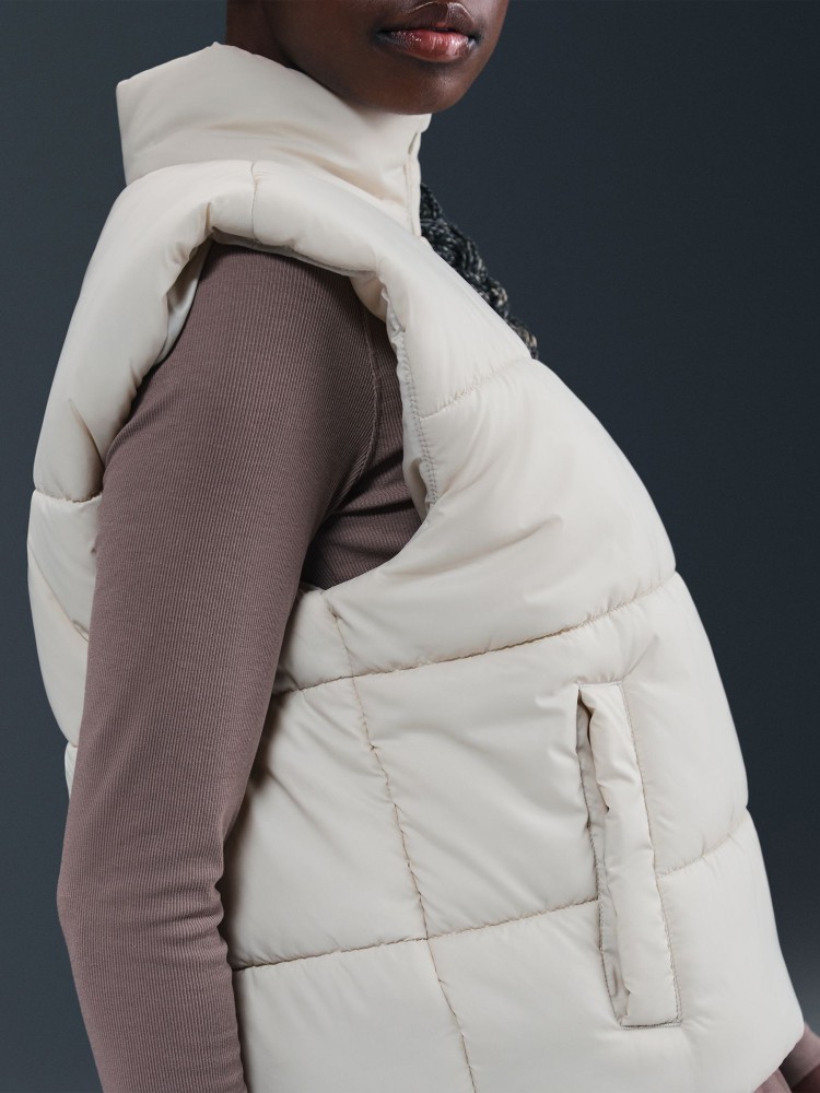 Жилет женский Nike W NSW TF SYNFL NK CLSC VEST кремовый FZ5922-072 изображение 3
